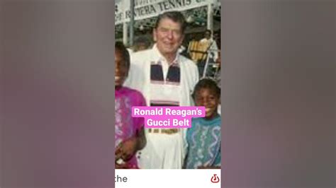 ronald reagan gucci belt